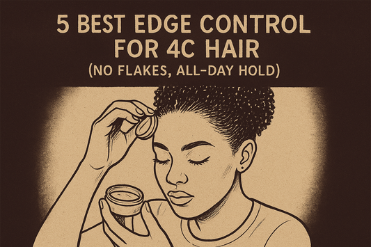 5 Best Edge Control for 4C Hair (No Flakes, All-Day Hold)