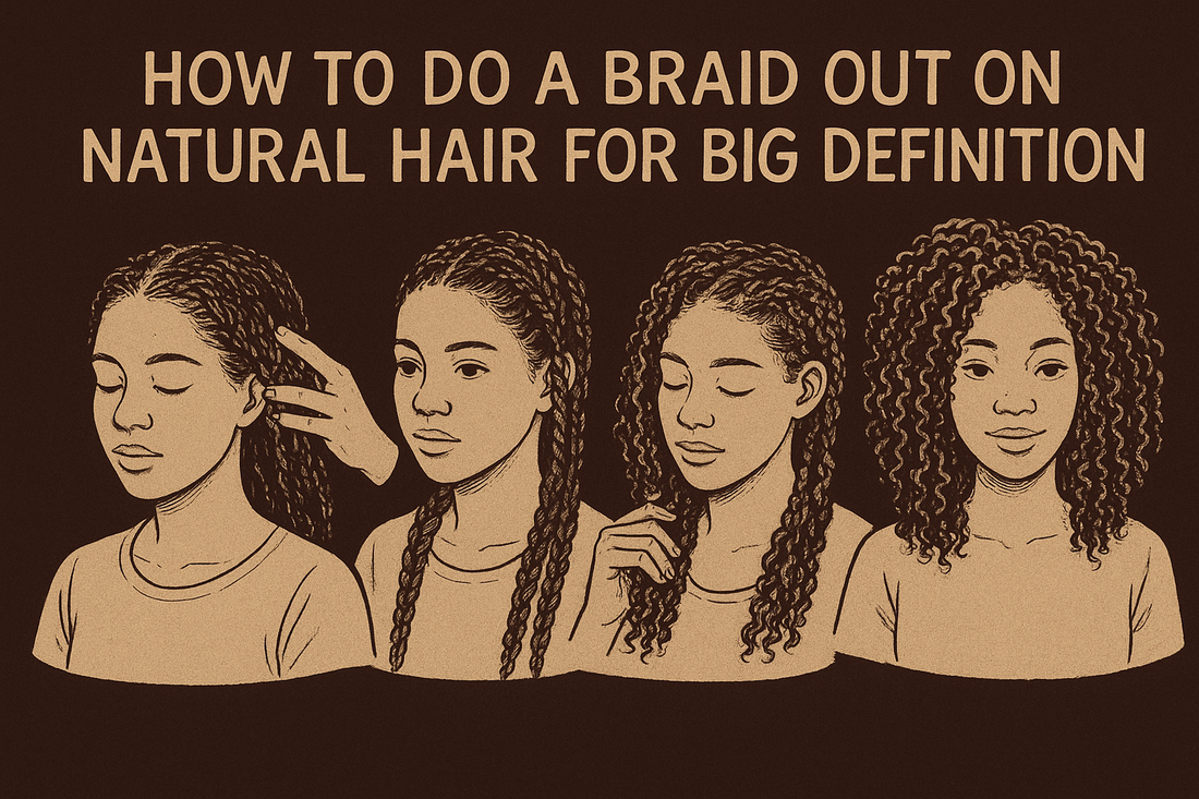 How To Do A Braid Out On Natural Hair For Big Definition
