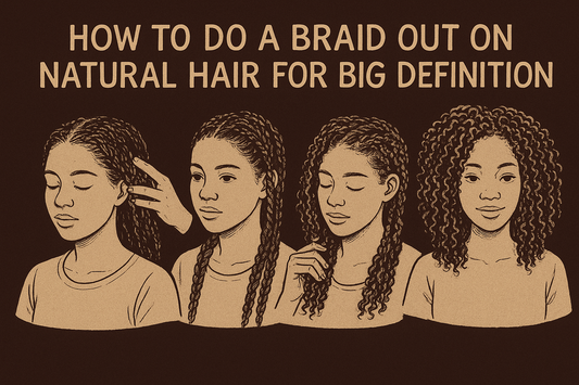How To Do A Braid Out On Natural Hair For Big Definition