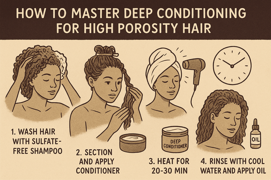 How to Master Deep Conditioning for High Porosity Hair