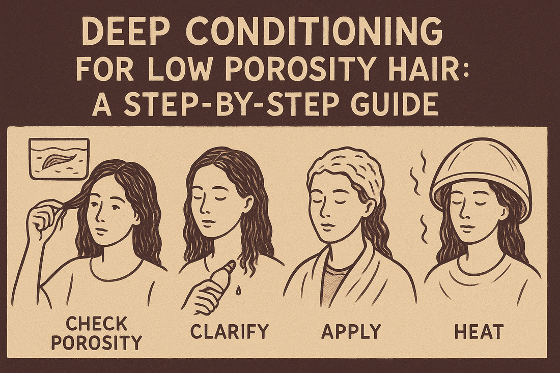 Deep Conditioning for Low Porosity Hair: A Step-by-Step Guide