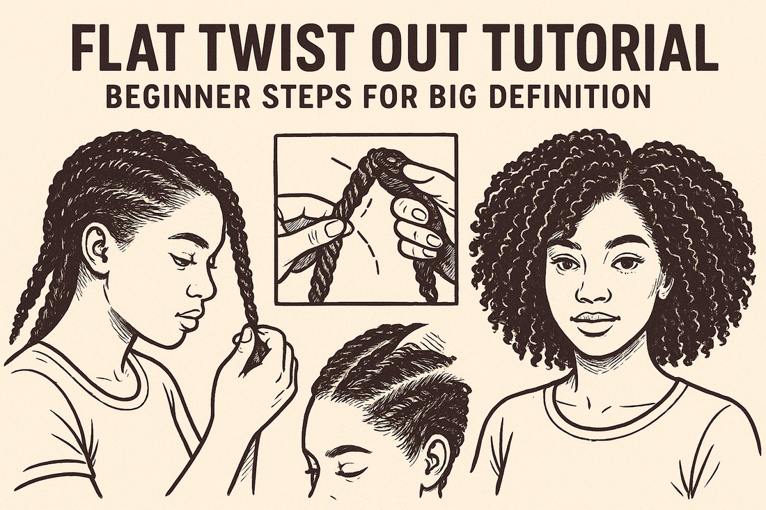 Flat Twist Out Tutorial: Beginner Steps for Big Definition