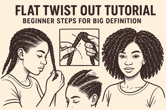 Flat Twist Out Tutorial: Beginner Steps for Big Definition