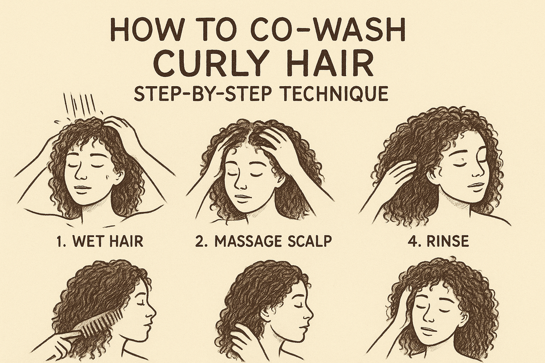 How to Co-Wash Curly Hair: Step-by-Step Technique