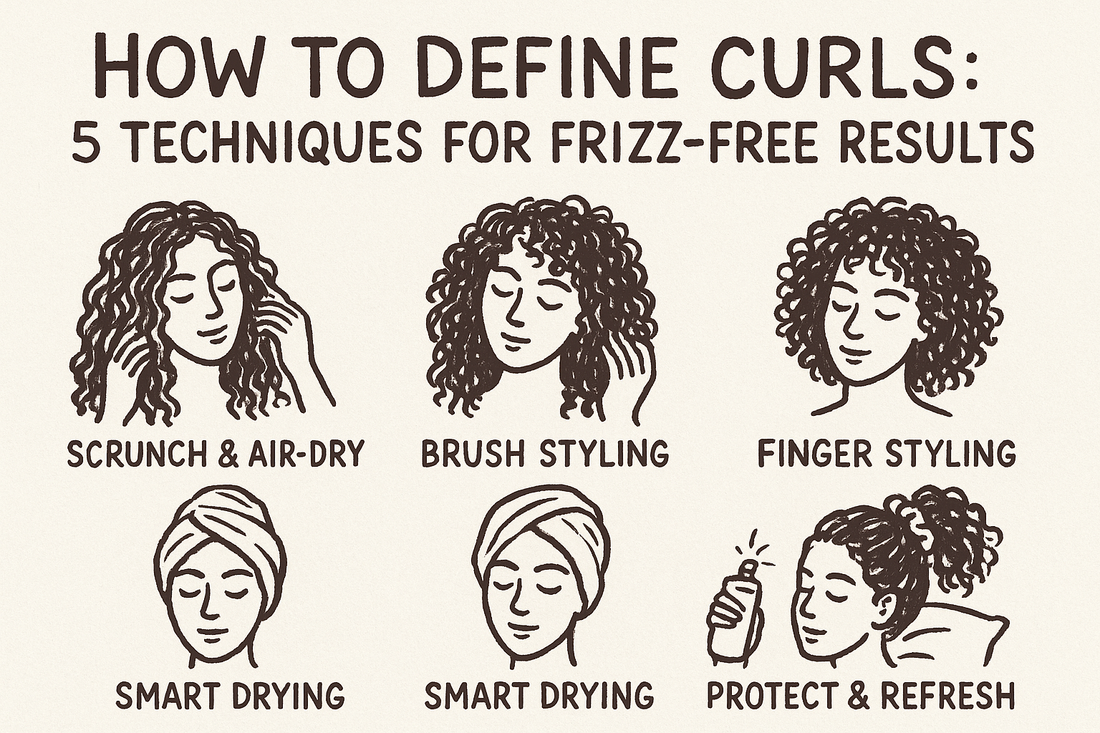 How to Define Curls: 4 Techniques for Frizz-Free Results