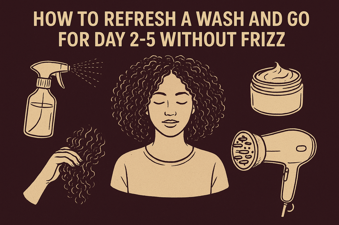 How To Refresh A Wash And Go For Day 2–5 Without Frizz Fast