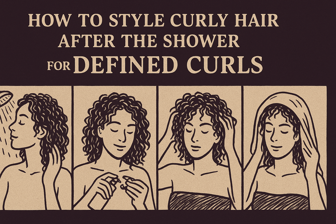 How to Style Curly Hair After the Shower for Defined Curls
