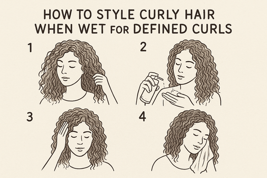 How to Style Curly Hair When Wet for Defined Curls