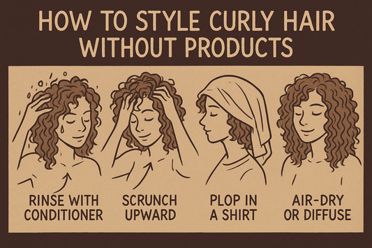 How to Style Curly Hair without Products