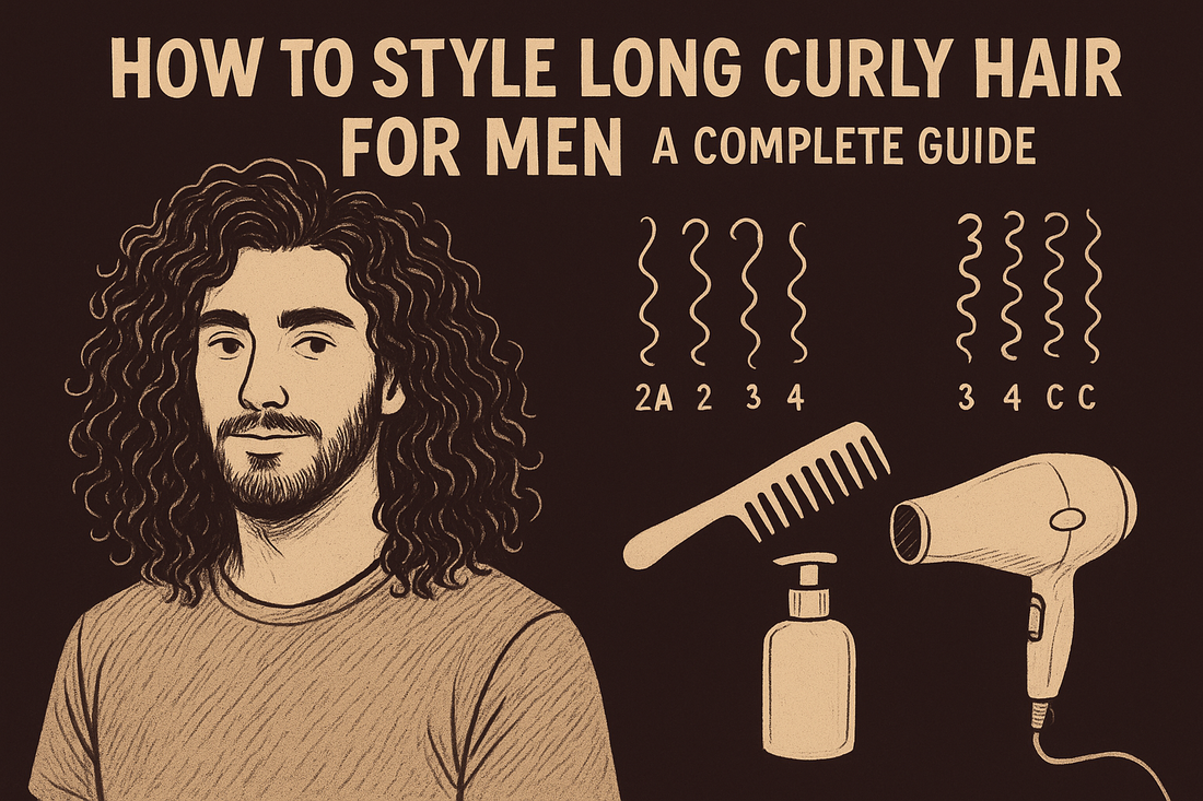 How to Style Long Curly Hair for Men: A Complete Guide