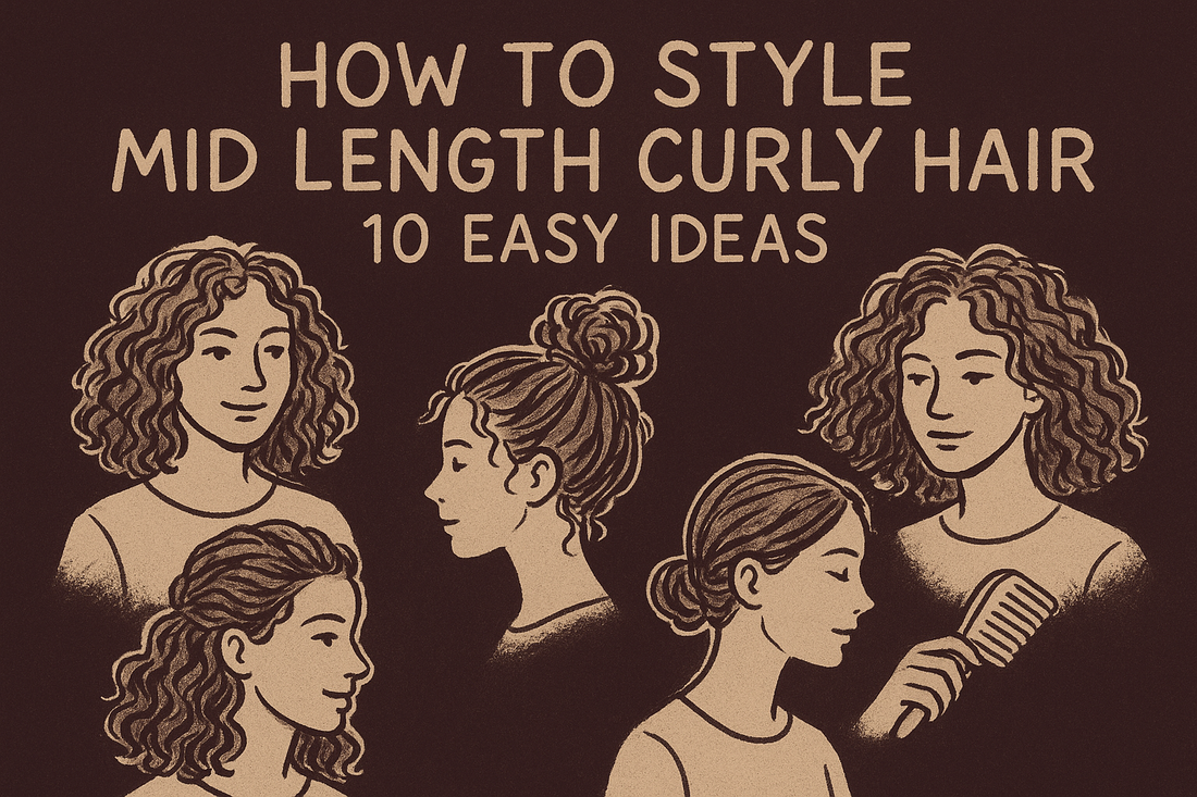 How to Style Mid Length Curly Hair: 10 Easy Ideas