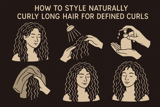 How to Style Naturally Curly Long Hair for Defined Curls