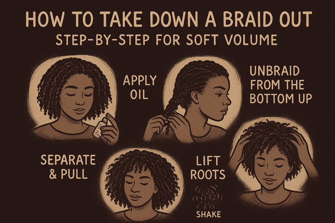 How To Take Down A Braid Out Step-By-Step For Soft Volume