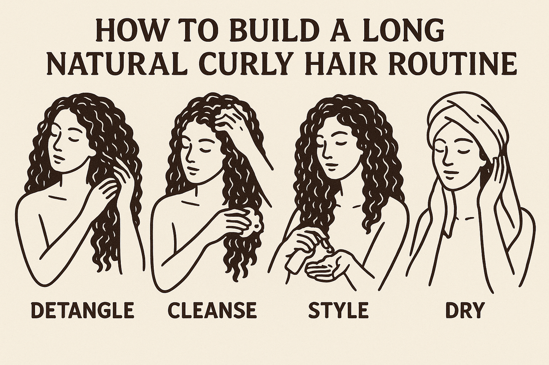 How to Build a Long Natural Curly Hair Routine