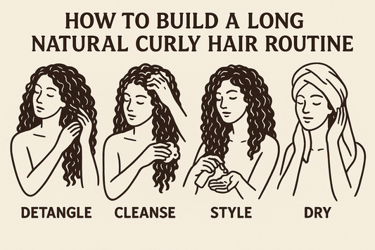 How to Build a Long Natural Curly Hair Routine