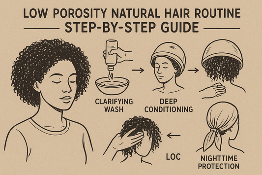 Low Porosity Natural Hair Routine: Step-By-Step Guide