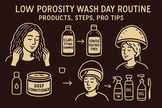 Low Porosity Wash Day Routine: Products, Steps, Pro Tips
