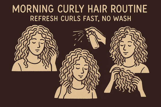 Morning Curly Hair Routine: Refresh Curls Fast, No Wash