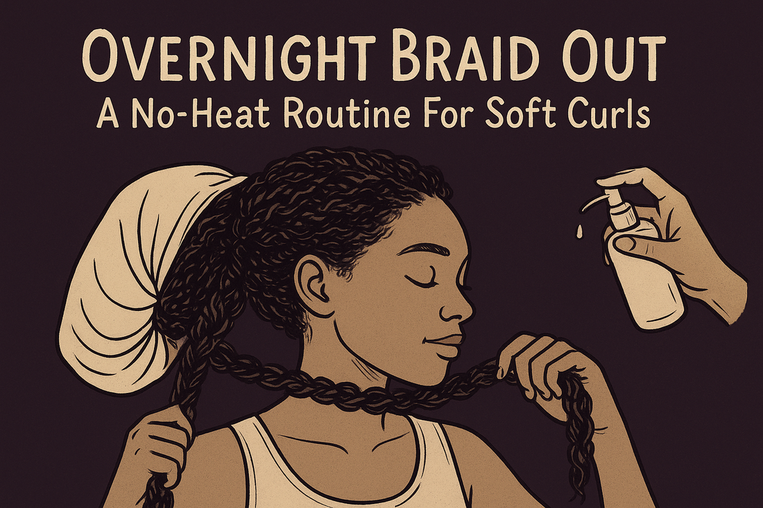 Overnight Braid Out: A No-Heat Routine For Soft Curls