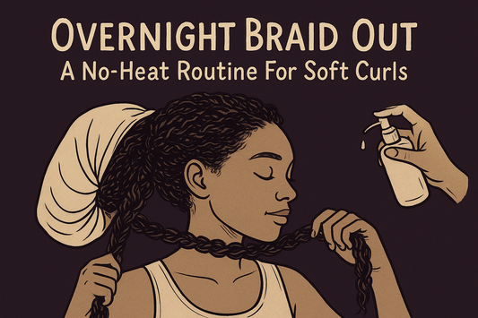 Overnight Braid Out: A No-Heat Routine For Soft Curls