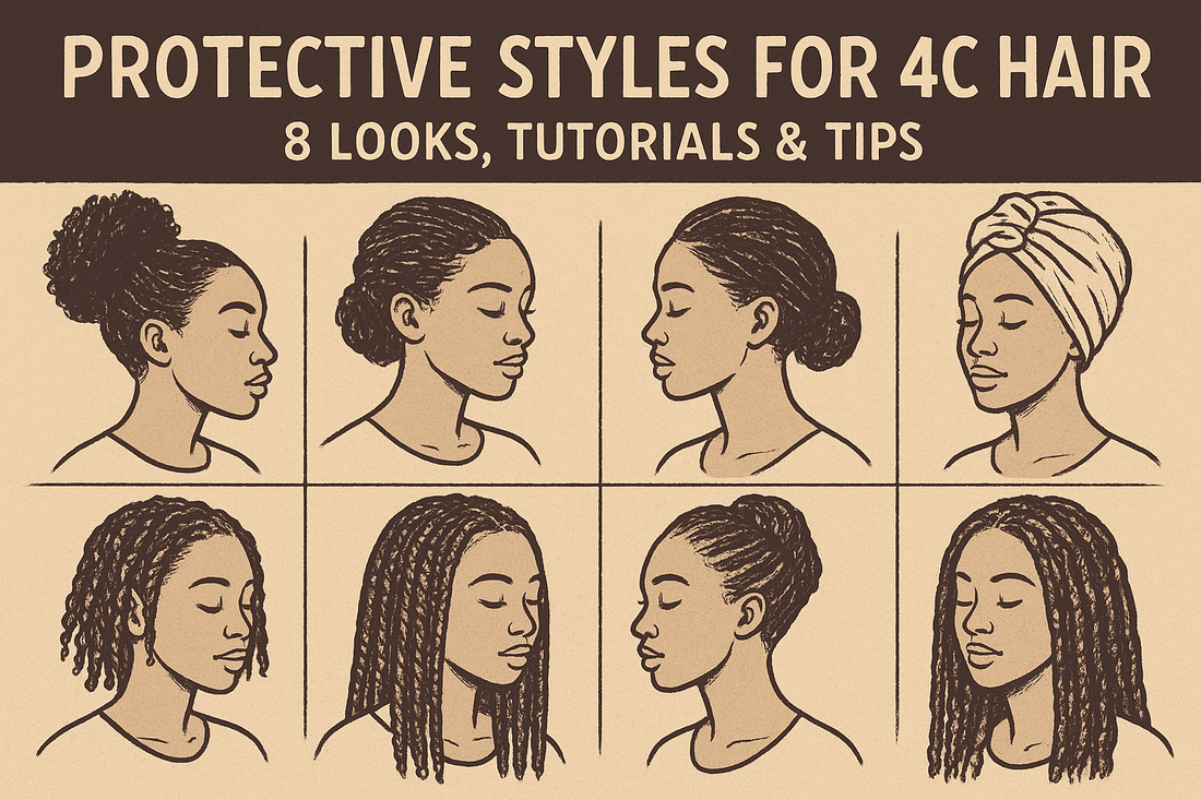 Protective Styles For 4C Hair: 6 Looks, Tutorials & Tips