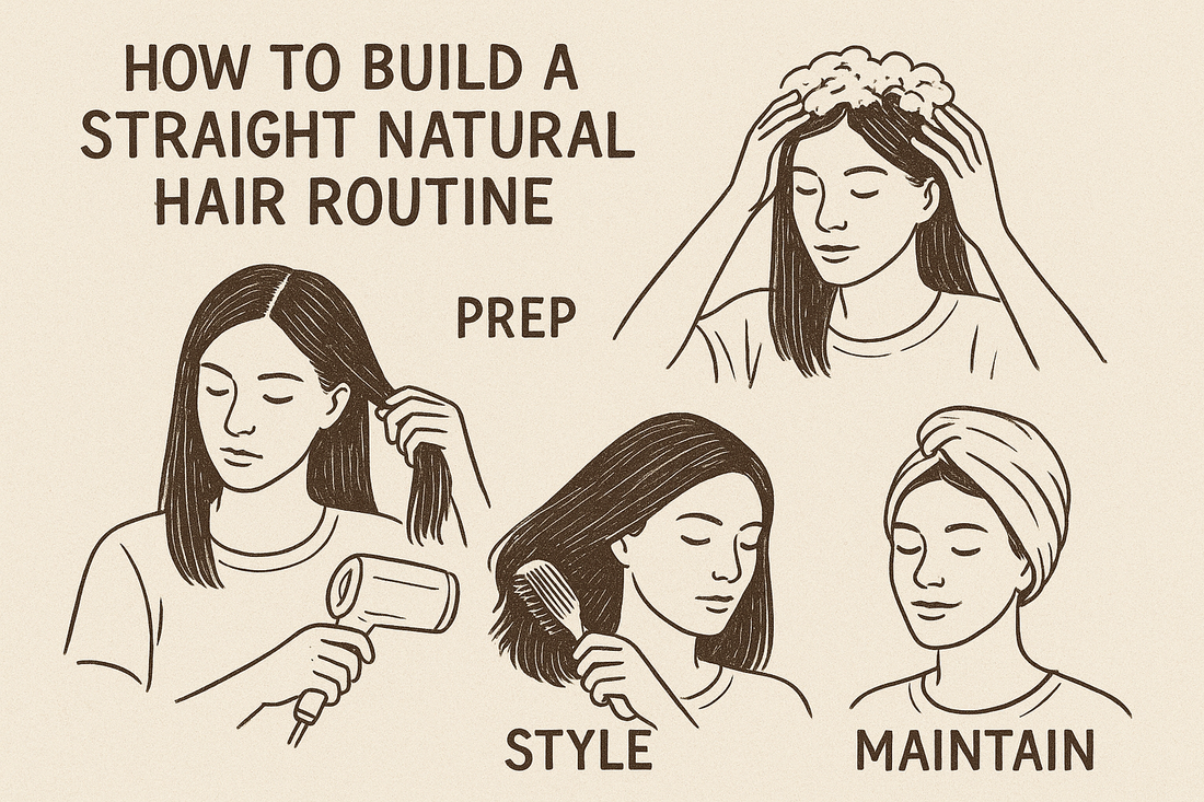 How to Build a Straight Natural Hair Routine