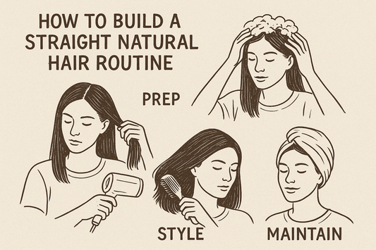 How to Build a Straight Natural Hair Routine
