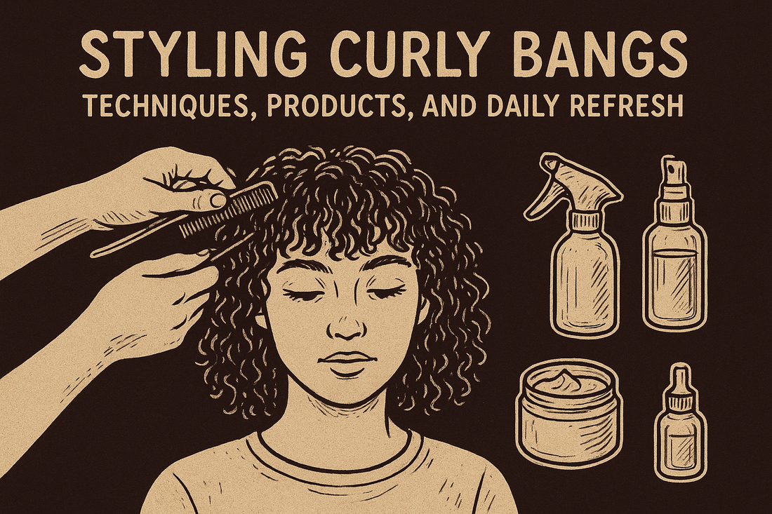 Styling Curly Bangs: Techniques, Products and Daily Refresh