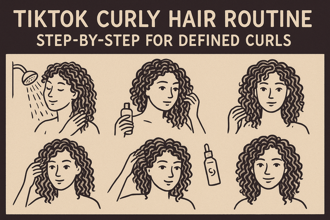 TikTok Curly Hair Routine: Step-By-Step For Defined Curls
