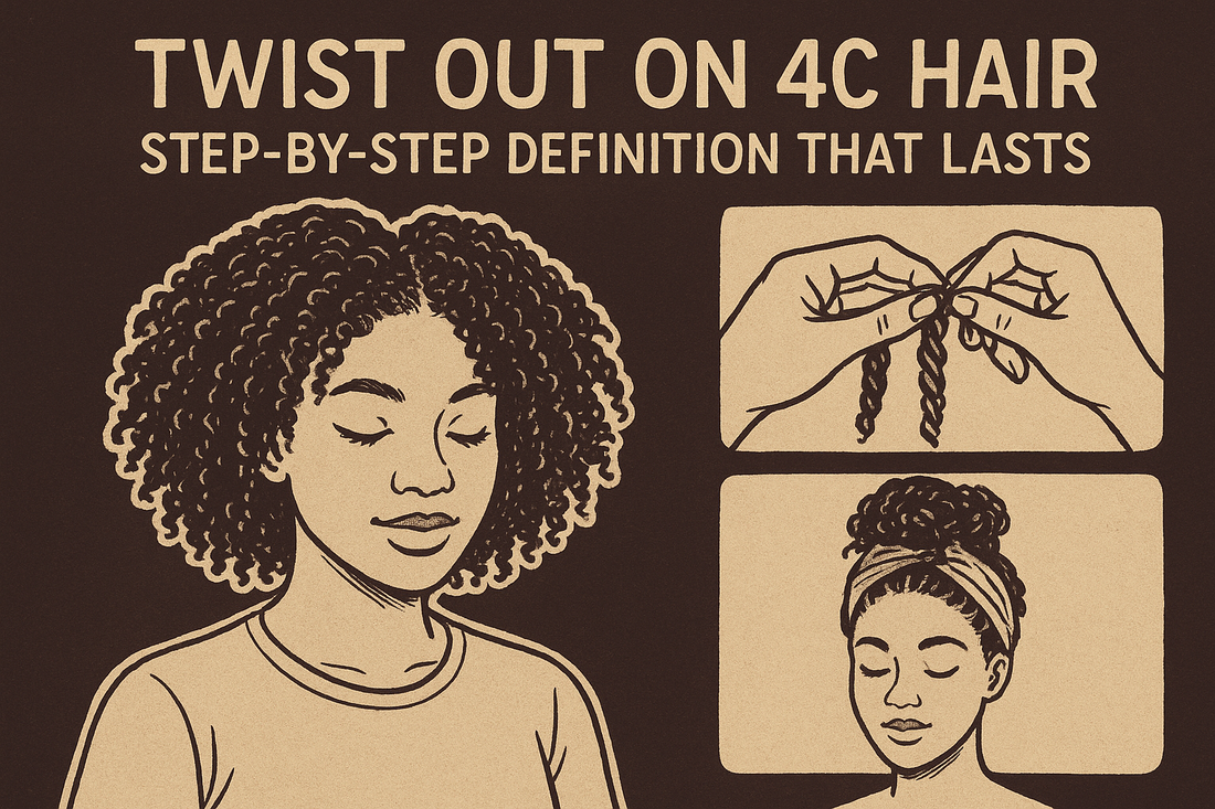 Twist Out On 4C Hair: Step-By-Step Definition That Lasts