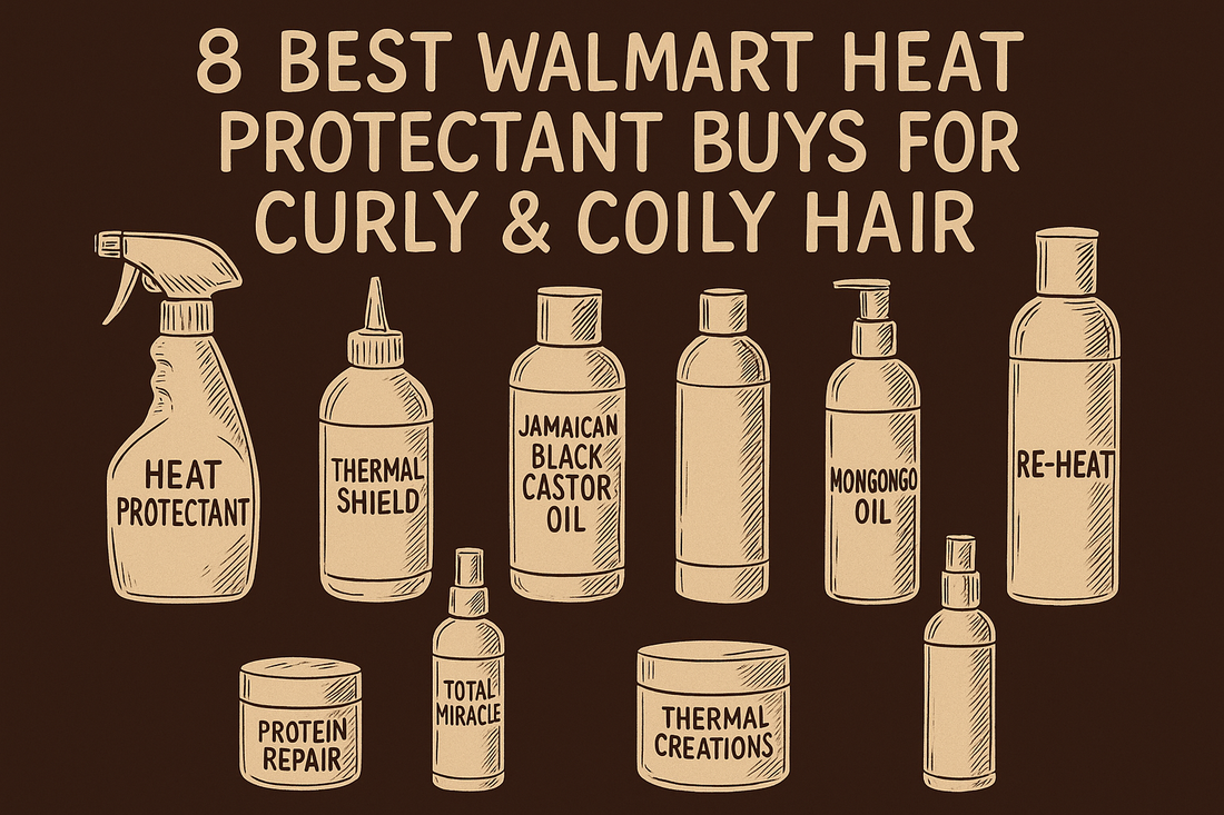 8 Best Walmart Heat Protectant Buys for Curly & Coily Hair